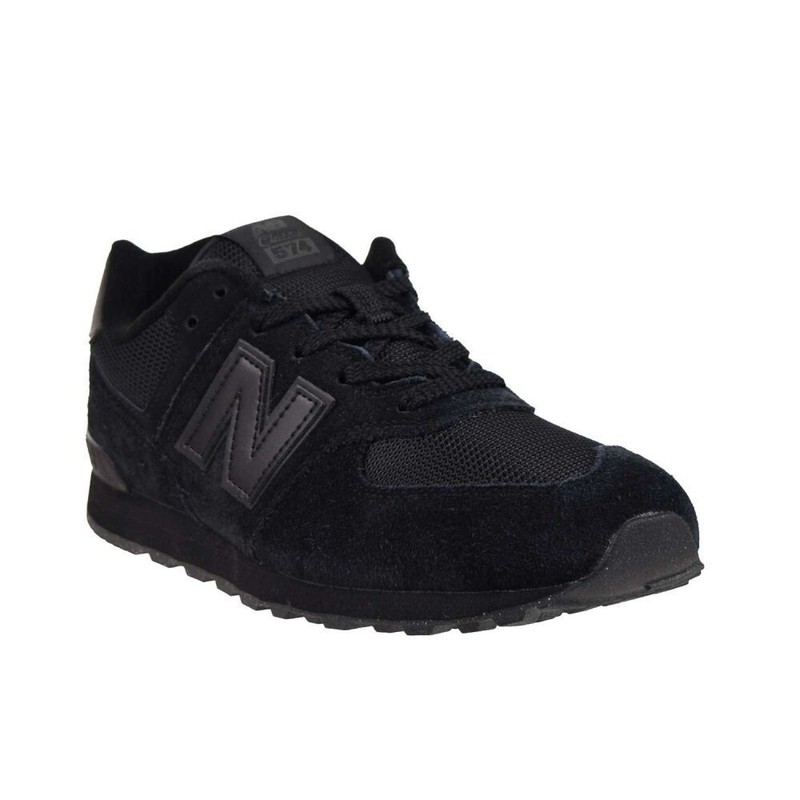 New Balance 574 Big Kids' Shoes Black Gc574-eve