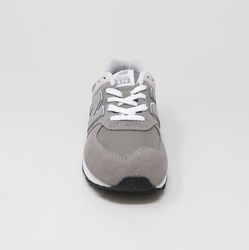 New Balance 574 Classic Big Kids Running Shoes Sneakers GC574EVG - Grey/White