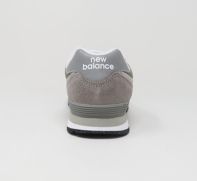 New Balance 574 Classic Big Kids Running Shoes Sneakers GC574EVG - Grey/White