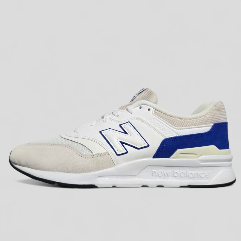 New Balance 997H Blue /Beige CM997HOF Men's Athletic Shoes (Rare Color)