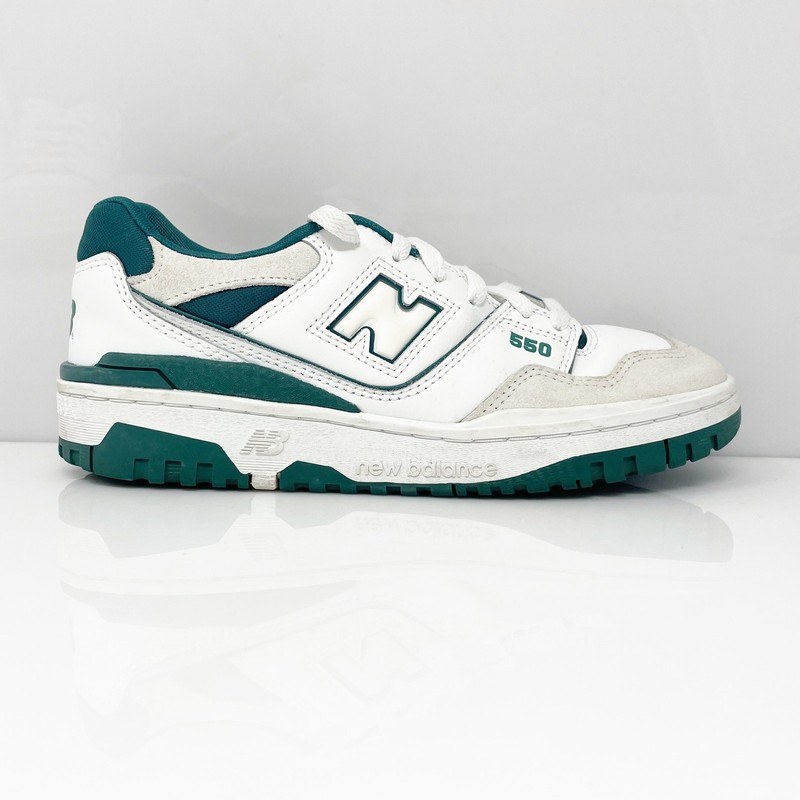 New Balance Boys 550 GSB550TA White Casual Shoes Sneakers Size 6.5 M
