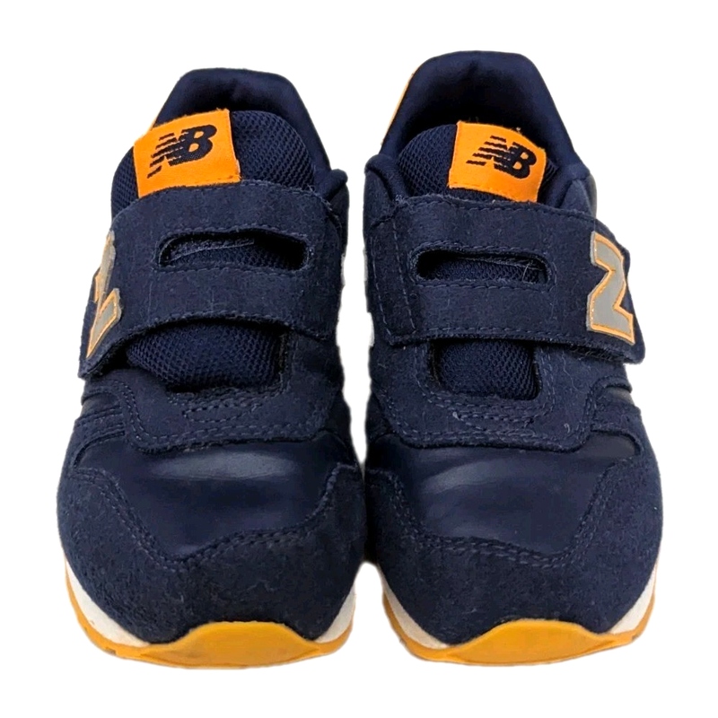 New Balance Boys Kids YZ 373 Sneakers Casual Shoes Orange Blue - XE2 8.25in/21cm
