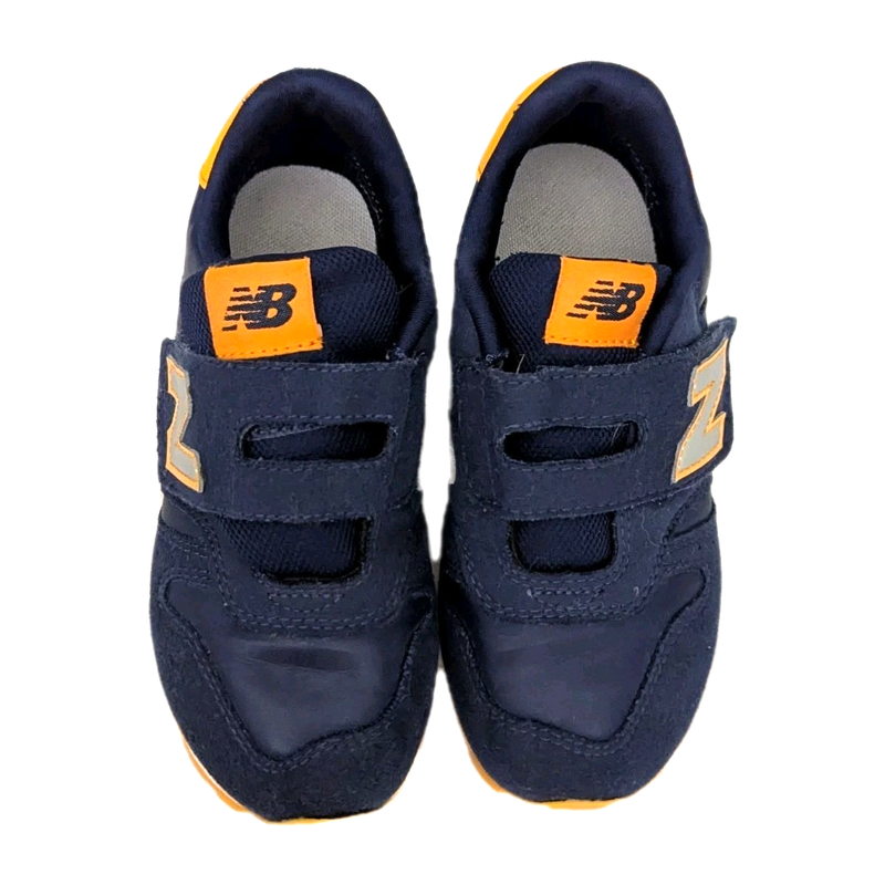 New Balance Boys Kids YZ 373 Sneakers Casual Shoes Orange Blue - XE2 8.25in/21cm