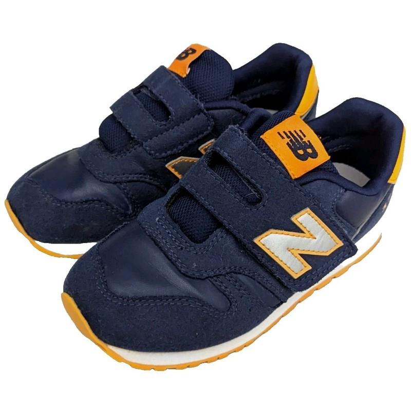 New Balance Boys Kids YZ 373 Sneakers Casual Shoes Orange Blue - XE2 8.25in/21cm