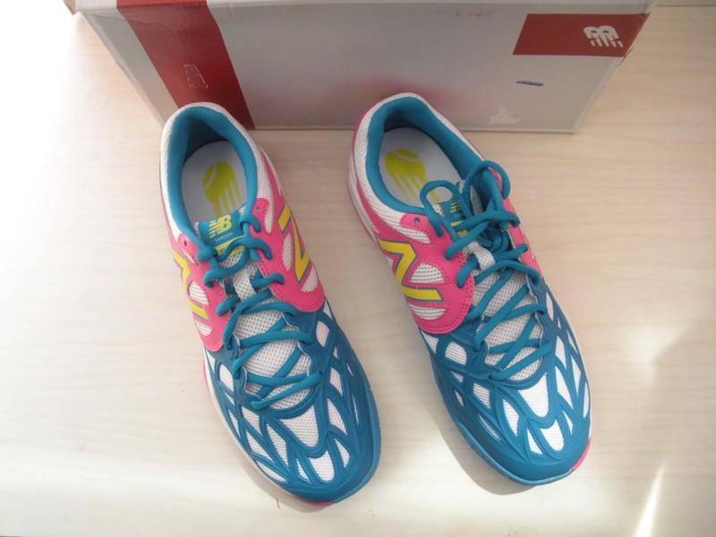 NEW BALANCE GIRLS -CHILDREN TENNIS SHOES- SNEAKERS- #KC996PBY -WHITE/BLUE/ PINK