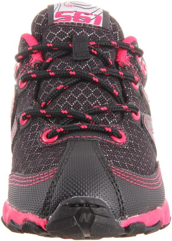 New Balance KT561BPY Trail Runner Shoes (Little Kid/Big Kid) Black/Pink 4 M US
