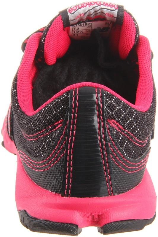 New Balance KT561BPY Trail Runner Shoes (Little Kid/Big Kid) Black/Pink 4 M US
