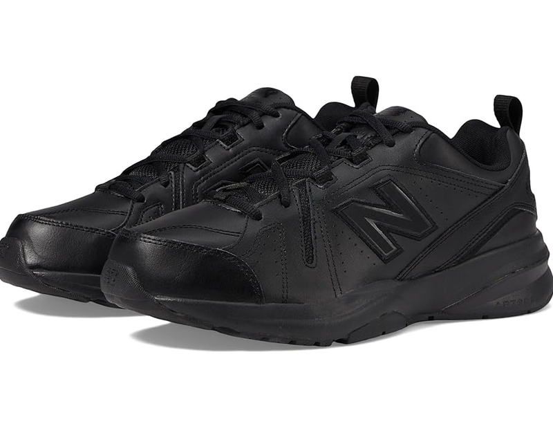 New Balance Men's 608v5 Slip Resistant Black Comfort Shoes Full Box Authentic