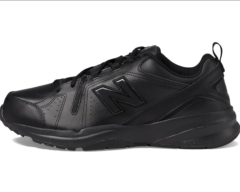 New Balance Men's 608v5 Slip Resistant Black Comfort Shoes Full Box Authentic