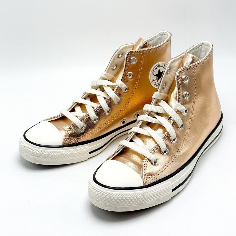 *NEW* Big Kids CONVERSE Chuck Taylor All Star Hi Top Metallic Gold (A11792C ) 