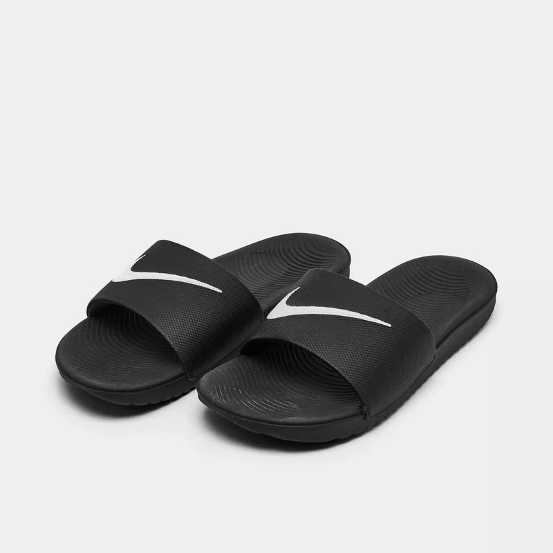 *NEW* Big Kids' NIKE KAWA SLIDES BLACK (819352 001) Sz 6Y