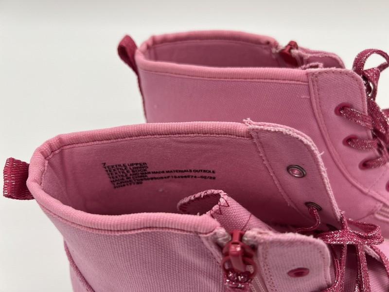 NEW: BILLY Footwear Girls' Haring Essential High Top Sneakers - Pink