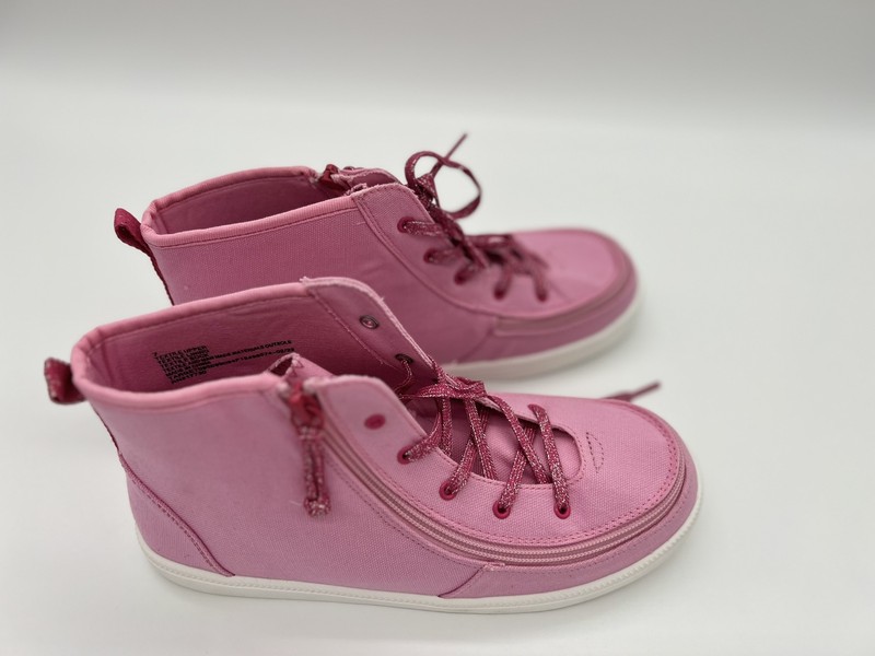 NEW: BILLY Footwear Girls' Haring Essential High Top Sneakers - Pink