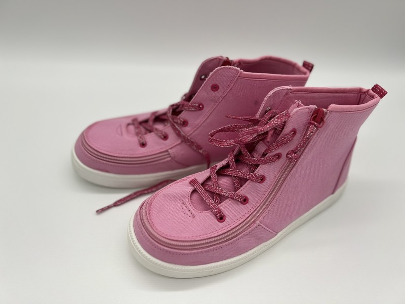NEW: BILLY Footwear Girls' Haring Essential High Top Sneakers - Pink