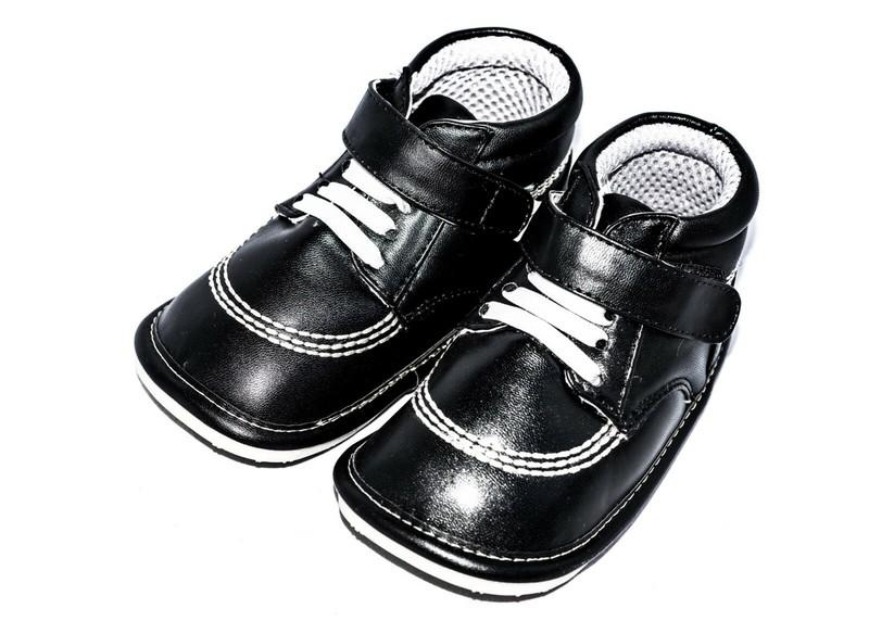 New Black/Navy Squeaky Shoes With Removable Squeaker (for Baby / Toddler / Kid)