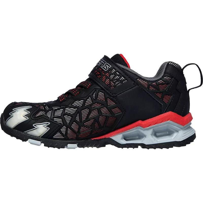 New Boy's S Lights By Skechers Tuff Force 400115L/BKRD Kids Size 12.5 #GRGE