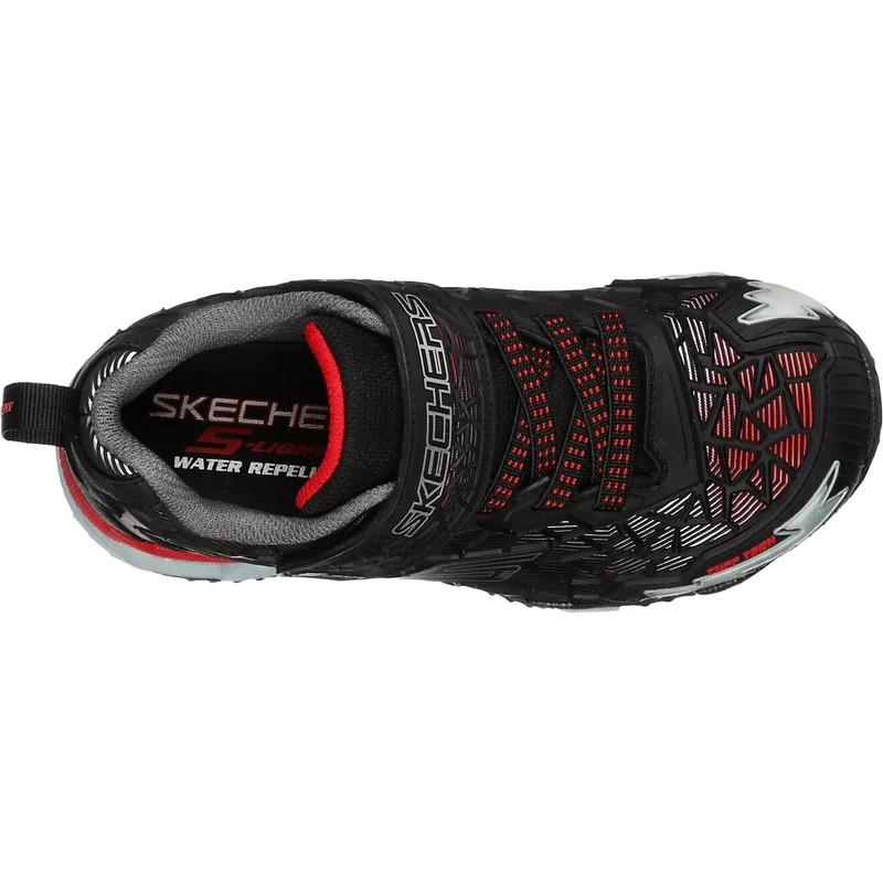 New Boy's S Lights By Skechers Tuff Force 400115L/BKRD Kids Size 12.5 #GRGE