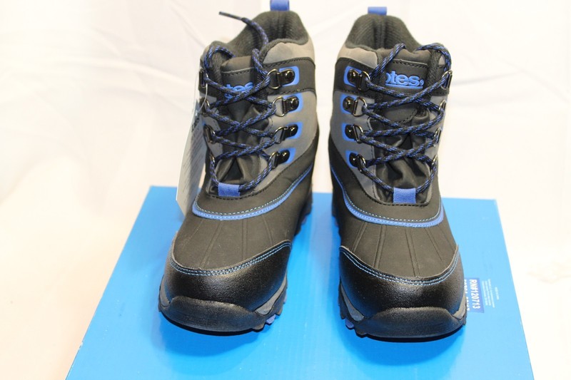 NEW Boys Black/gray/blue Totes "Ricky" Winter Snow Boots