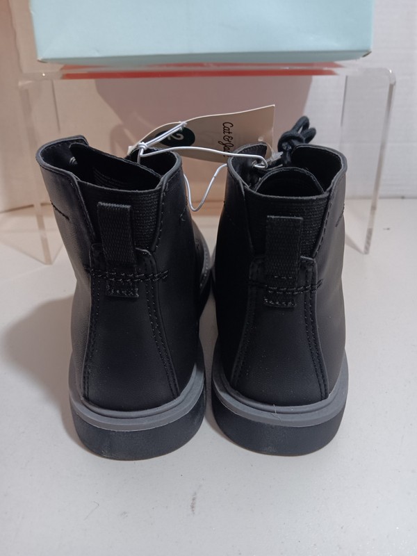 New Boys' Miller Lace Up Chukka Ankle Boots - Cat & Jack Black Size 2