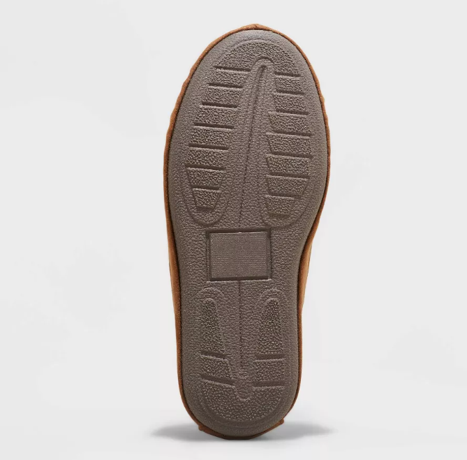 NEW Cat & Jack Boys' Lionel Breathable Moccasin Slippers Chestnut Size 3