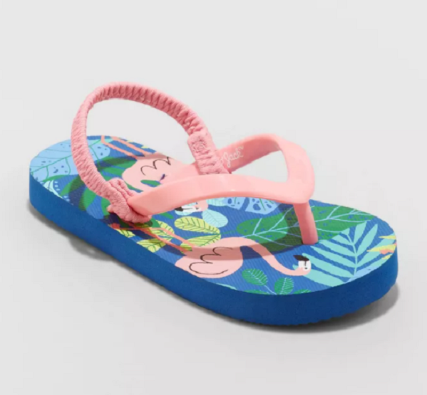 NEW Cat & Jack Kids' Girls Adrian Flip Flop Sandals Size Small (5/6)