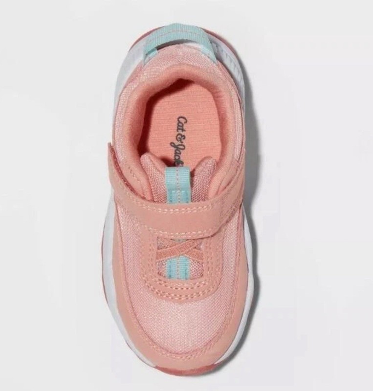NEW Cat & Jack Pink Toddler Bowie Sneakers Size 5 F143