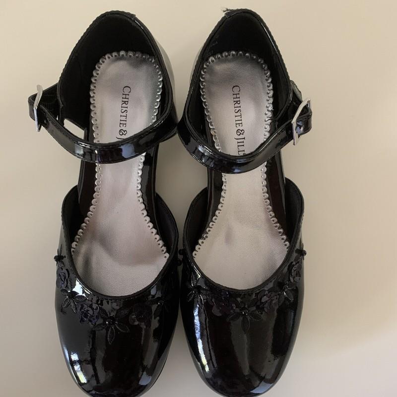 New Christie & Jill Isla Round Toe Dress Shoes Black Size 2M
