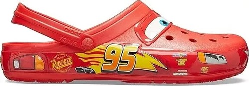 New Crocs Classic Clog Cars Lightning Mcqueen Disney Sizes 5-11M DONT LIGHTUP