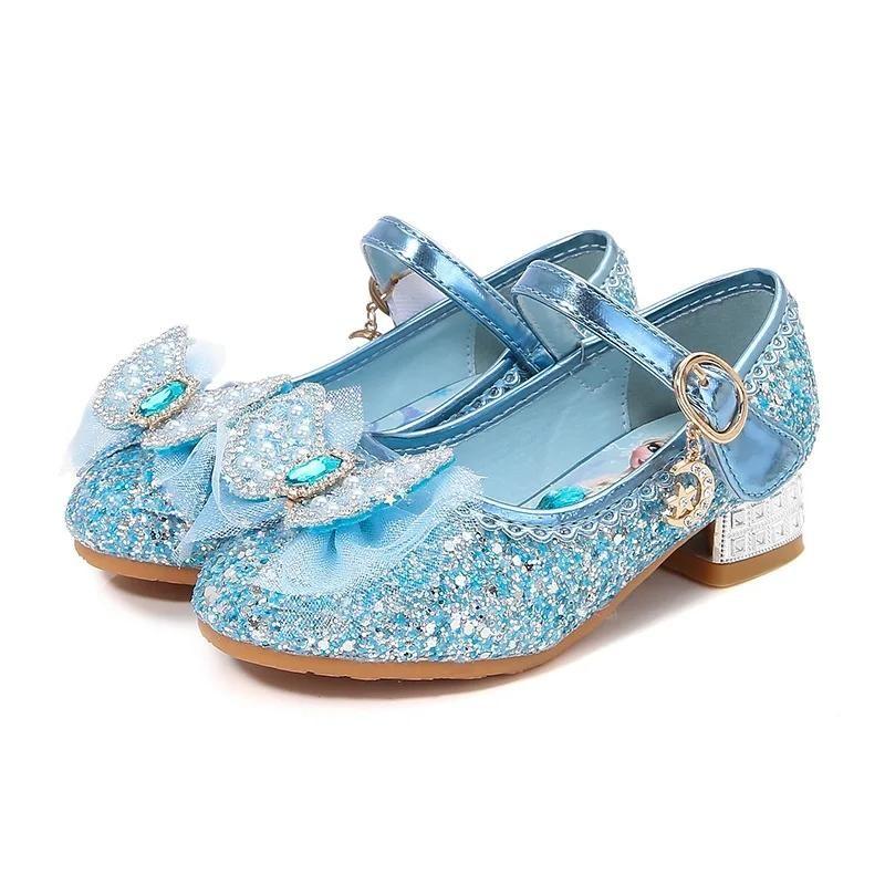 New Disney Girls' Princess Sandals Children's Shoes Frozen Elsa Children's Shoes