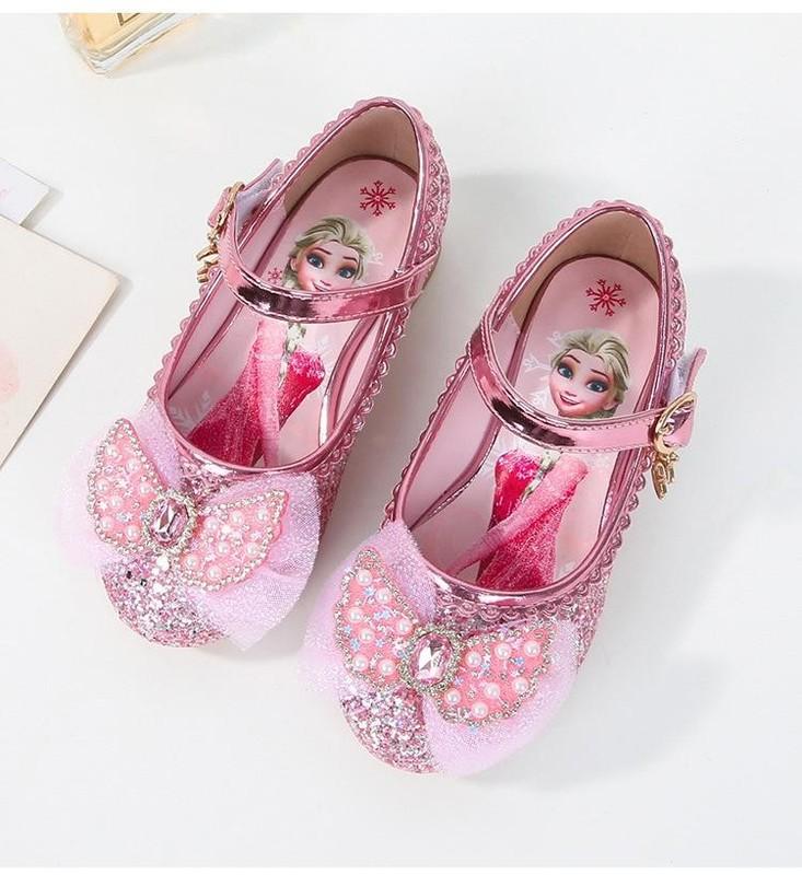 New Disney Girls' Princess Sandals Children's Shoes Frozen Elsa Children's Shoes