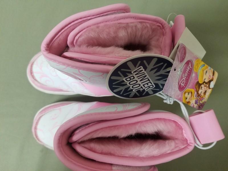 New Disney Princess Girls Infant Light Up Winter Boots