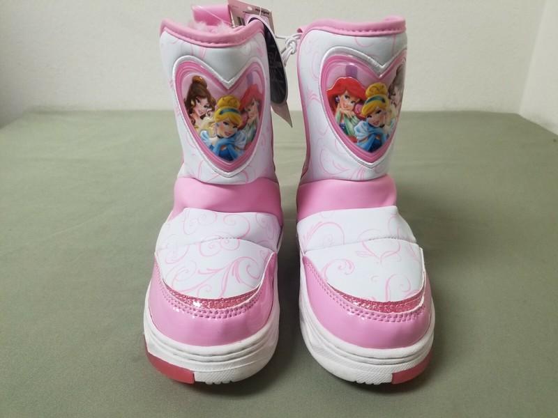 New Disney Princess Girls Infant Light Up Winter Boots