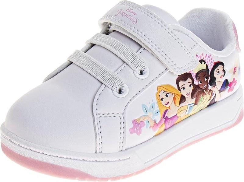 New Disney Toddler Girls Princess Characters Laceless Shoes 6-10