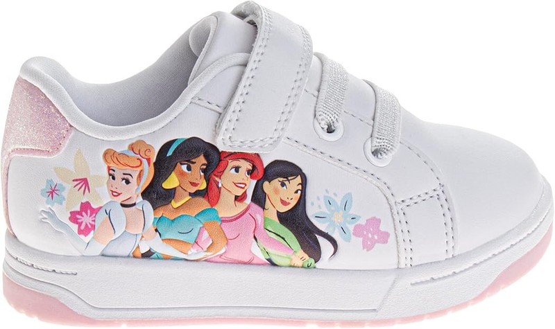 New Disney Toddler Girls Princess Characters Laceless Shoes 6-10