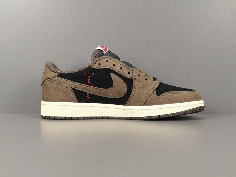 New Fashion AJ1 Retro Low Travis Sc0tt Mocha Unisex Sneakers