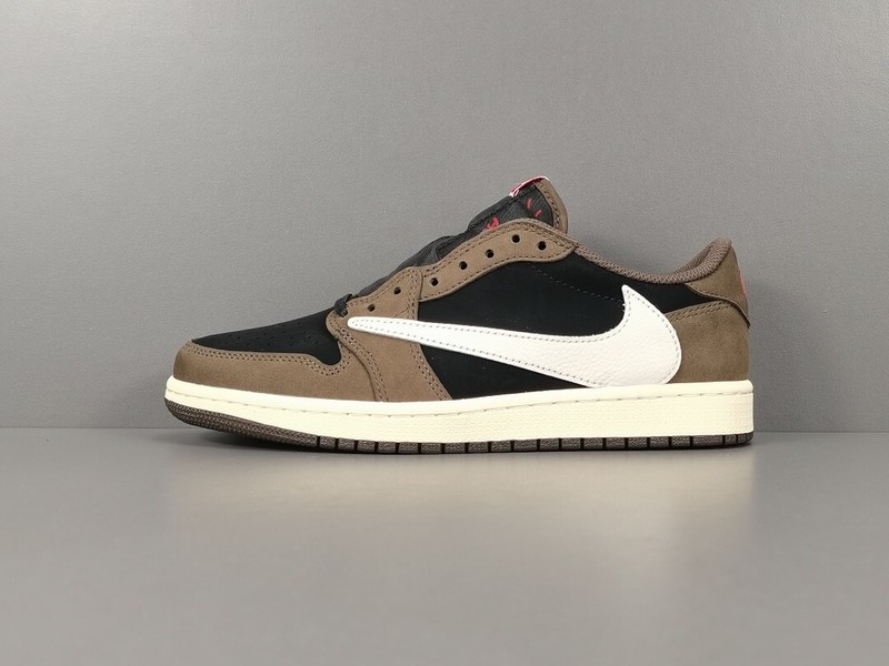 New Fashion AJ1 Retro Low Travis Sc0tt Mocha Unisex Sneakers