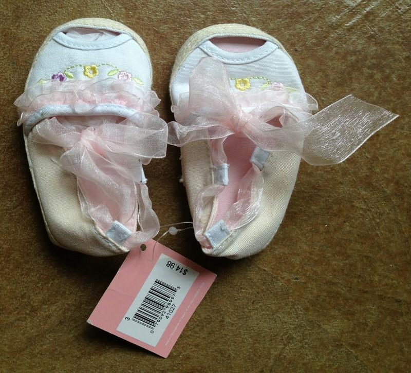 New First Impressions Baby Crawling Stage Soft Soled Shoes Pink 3