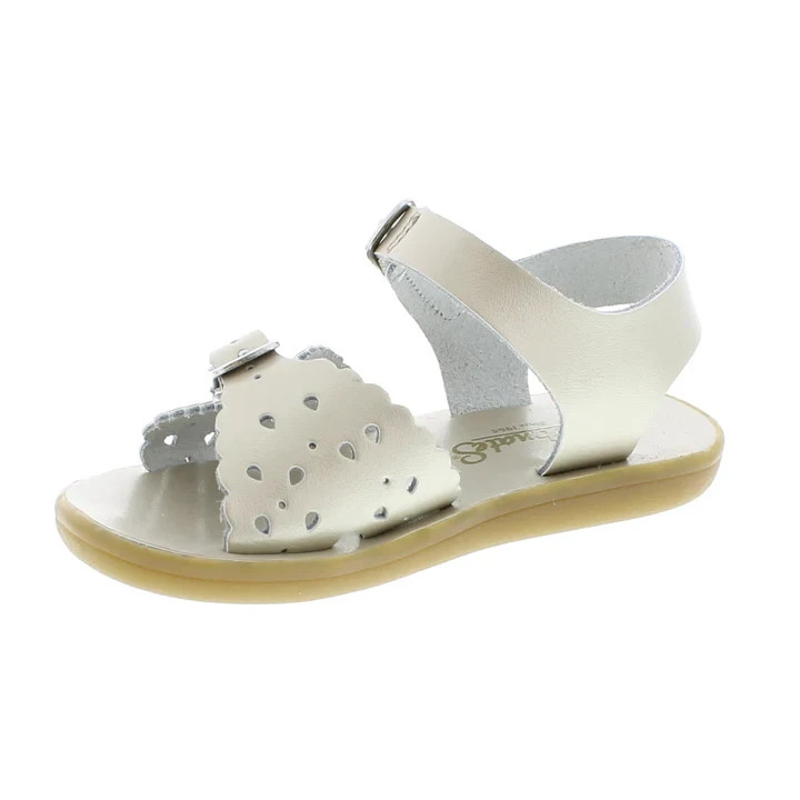 New Footmates Toddler Girl Sandal ECO-ARIEL - ES011-041 - Soft Gold Sizes 4 6 7