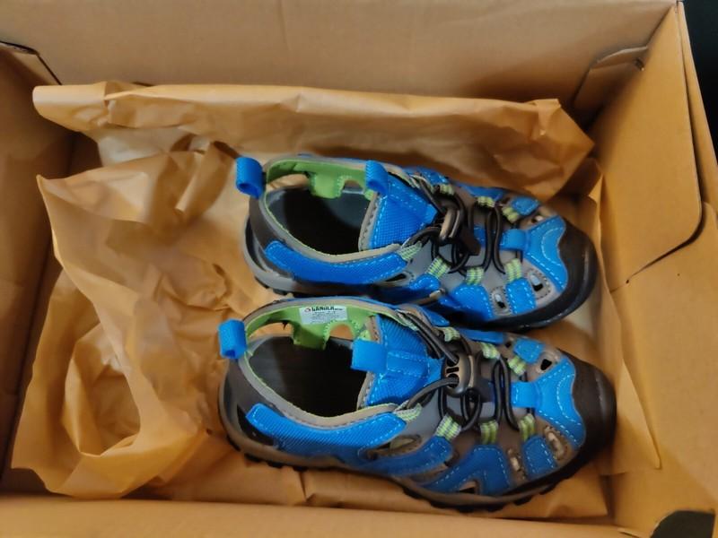 NEW GANDER MOUNTAIN DELTA LEROY SANDAL Boys Toddler HIKING/WALKING SIZE 9 Blue