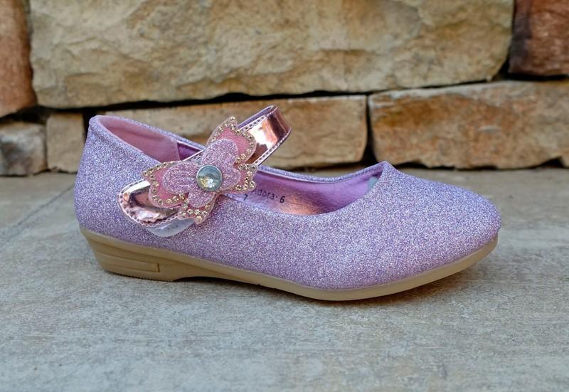 New Girl's Glitter Shoes Adorable Ballerina Toddler Butterfly Casual Shoe-ADORA6
