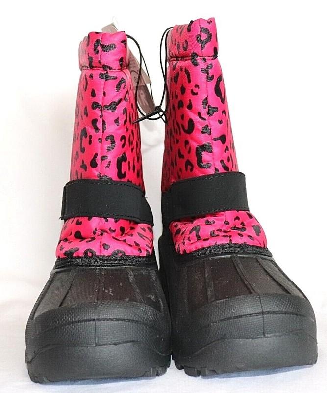 NEW Girls' / Toddler Pink And Black Winter Boot "GMUB4590000" Choose Your Size