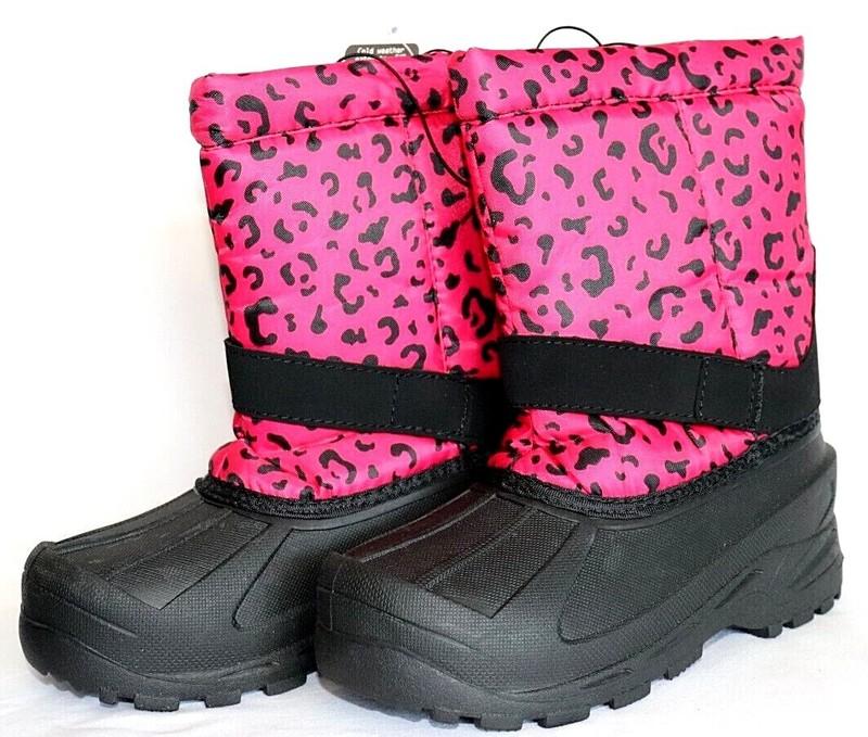 NEW Girls' / Toddler Pink And Black Winter Boot "GMUB4590000" Choose Your Size