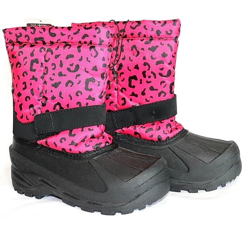 NEW Girls' / Toddler Pink and Black Winter Boot "GMUB4590000" Choose Your Size