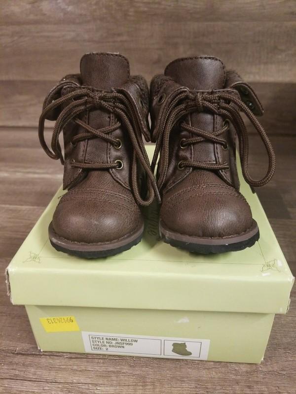 New Girls Toddler Sarah Jayne Willow Boot Style 99124313 Brown