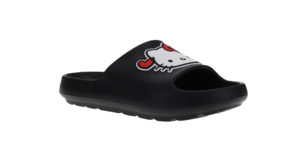 NEW Hello Kitty & Friends Women's Black Slide Sandals Size 5/6 7/8