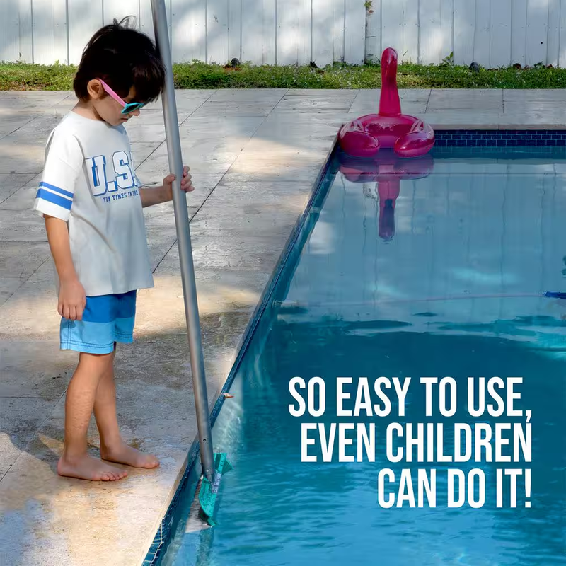 New & Improved Aquadynamic 18 In. Pro Series 100% Poly Pool Brush Design That St