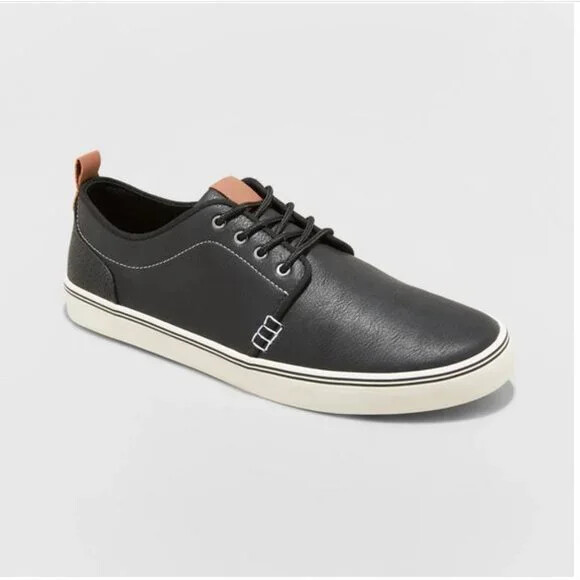 NEW IN BOX Goodfellow & Co Men's Elliot Black Casual Sneaker Shoes 7 9.5 10 10.5