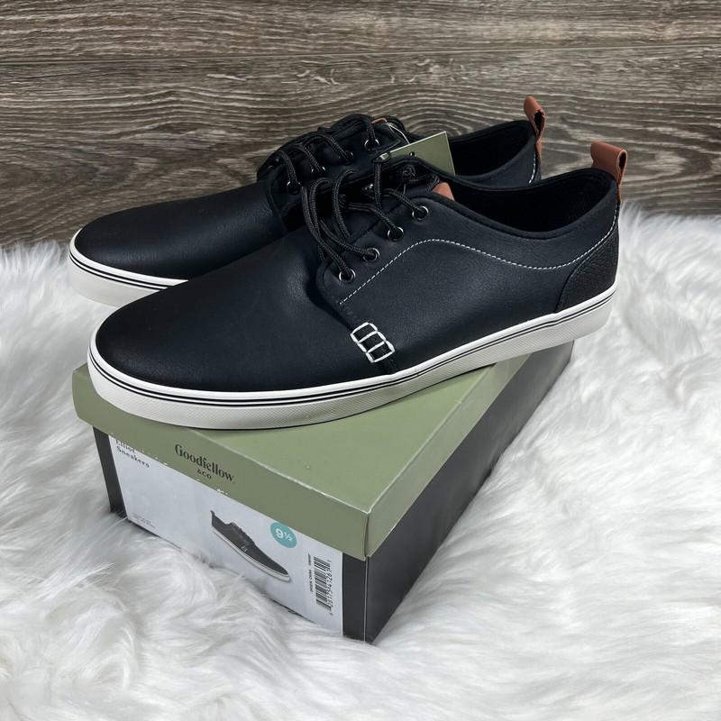 NEW IN BOX Goodfellow & Co Men's Elliot Black Casual Sneaker Shoes 7 9.5 10 10.5
