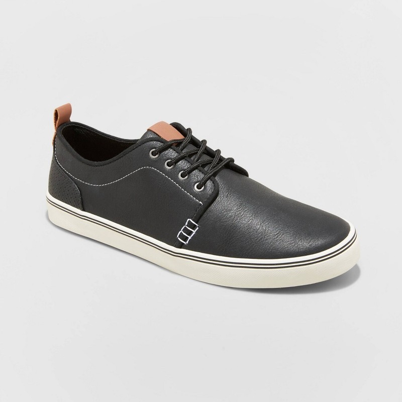 NEW IN BOX Goodfellow & Co Men's Elliot Black Casual Sneaker Shoes 7 9.5 10 10.5