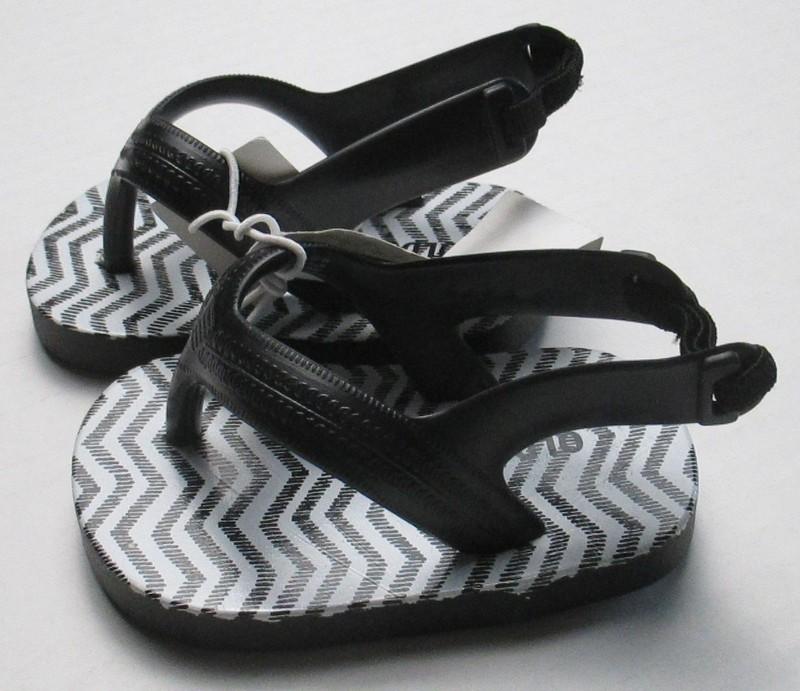 New Infant Baby Boys 0-3 Months Old Navy Black & White Sandals